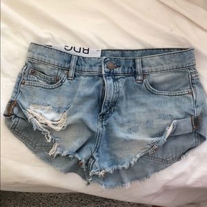 Urban outfitters distressed Jean shorts